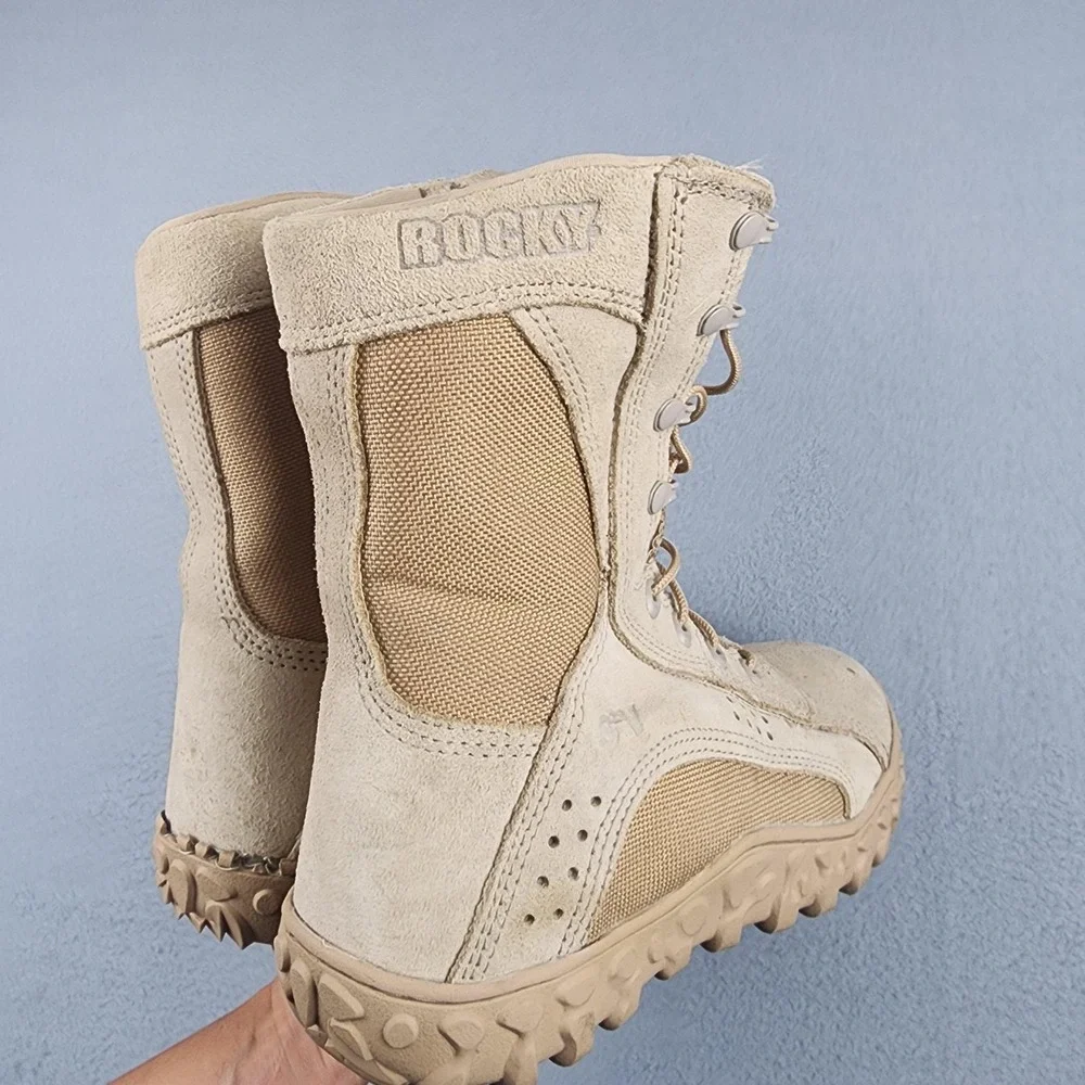 Rocky S2V Special Ops Boots Mens Size 7.5M Suede Vibram Combat Military USA